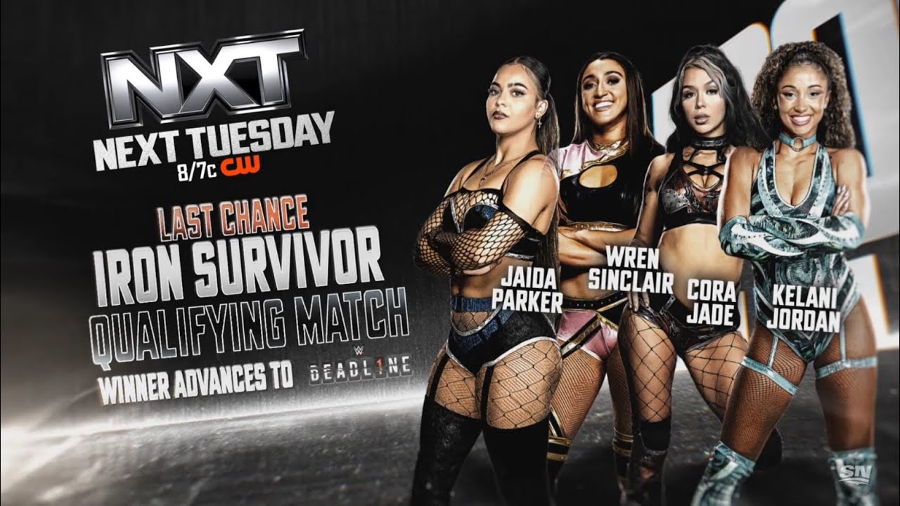 Jaida Parker vs Wren Sinclair vs Cora Jade vs Kelani Jordan (1/2): NXT, Dec. 3, 2024 background