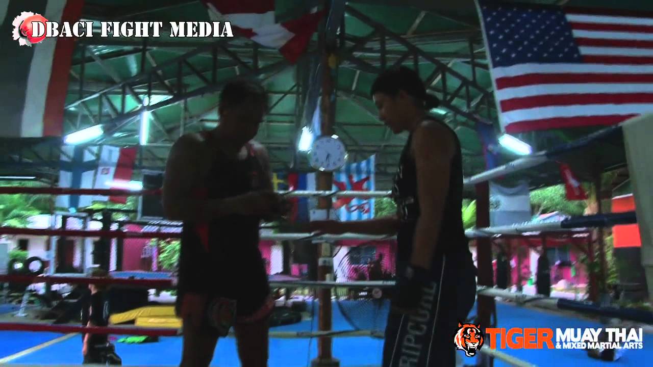 Skrillex - Tiger Muay Thai & MMA Guest Training, Highlight, Thailand background