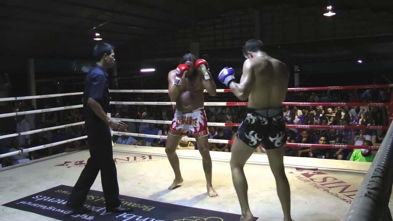 Cristian Serpientine Bosch (Sinbi Muay Thai) Rematch VS Big Joe background