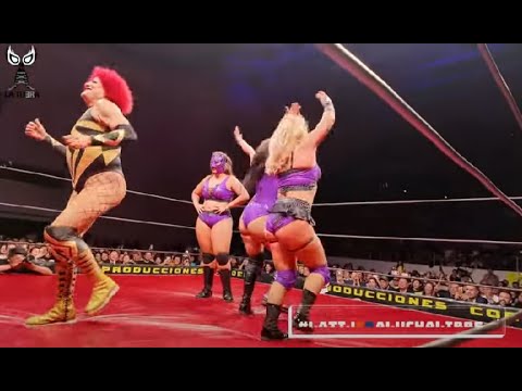 La Hiedra, Lady Maravilla y Lady Flamer Vs Lady Shani, Pimpinela y Jessy Queen Cordero Producciones