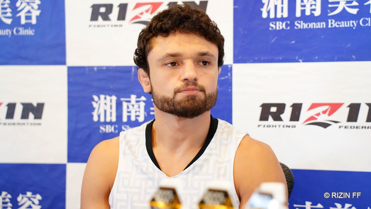 ヴガール・ケラモフ 試合前インタビュー/ 湘南美容クリニック presents RIZIN.37 background