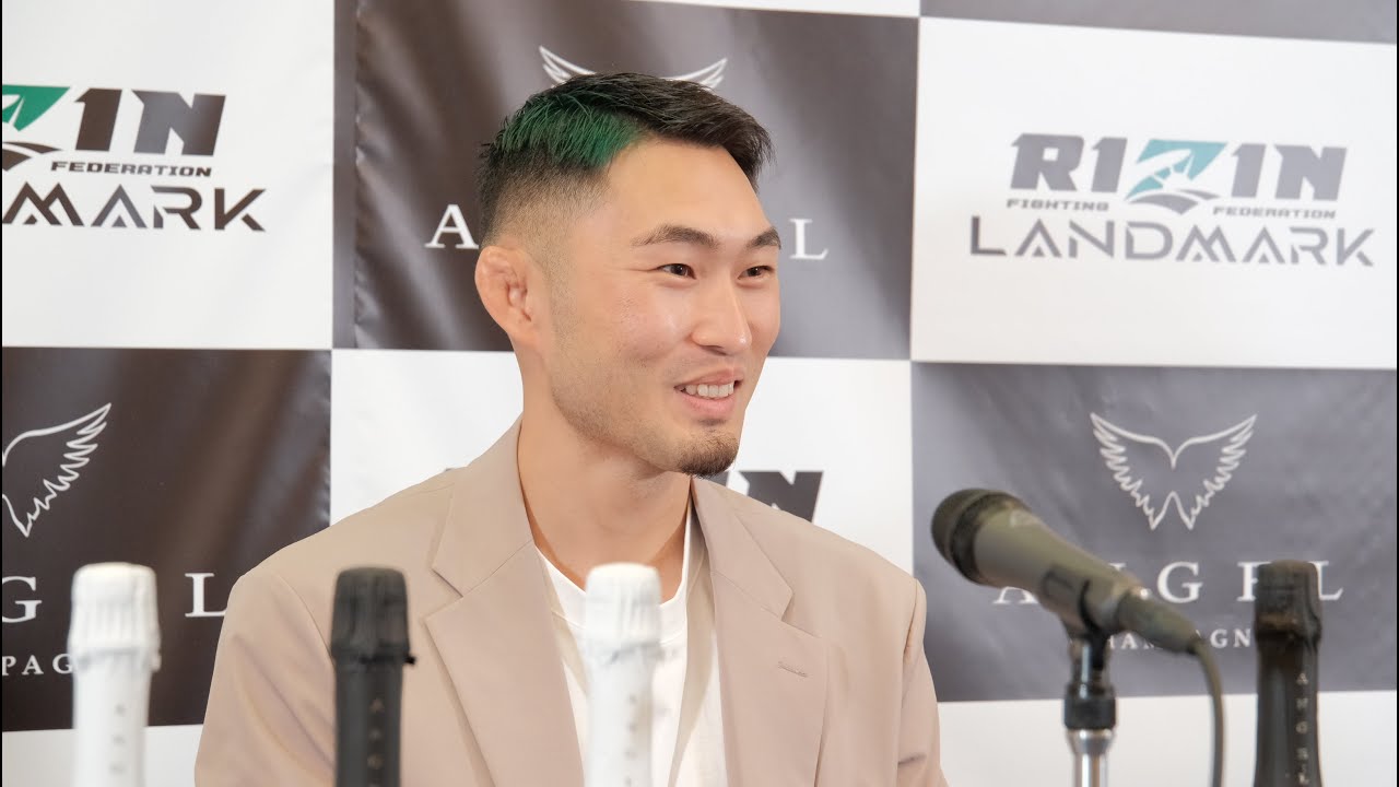 河村泰博 試合前インタビュー ANGEL CHAMPAGNE presents RIZIN LANDMARK 4 in NAGOYA