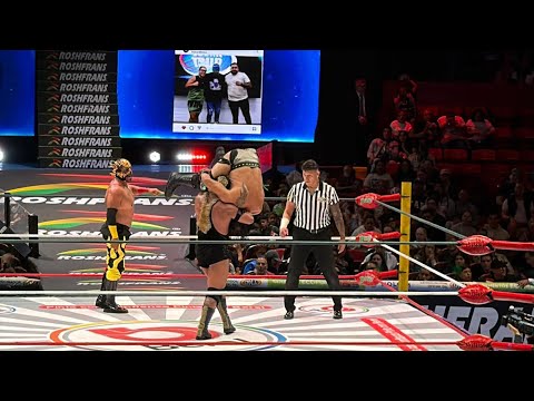 Reporte CMLL: Rey Cometa y Espíritu Negro 🆚 Coyote y Pólvora background