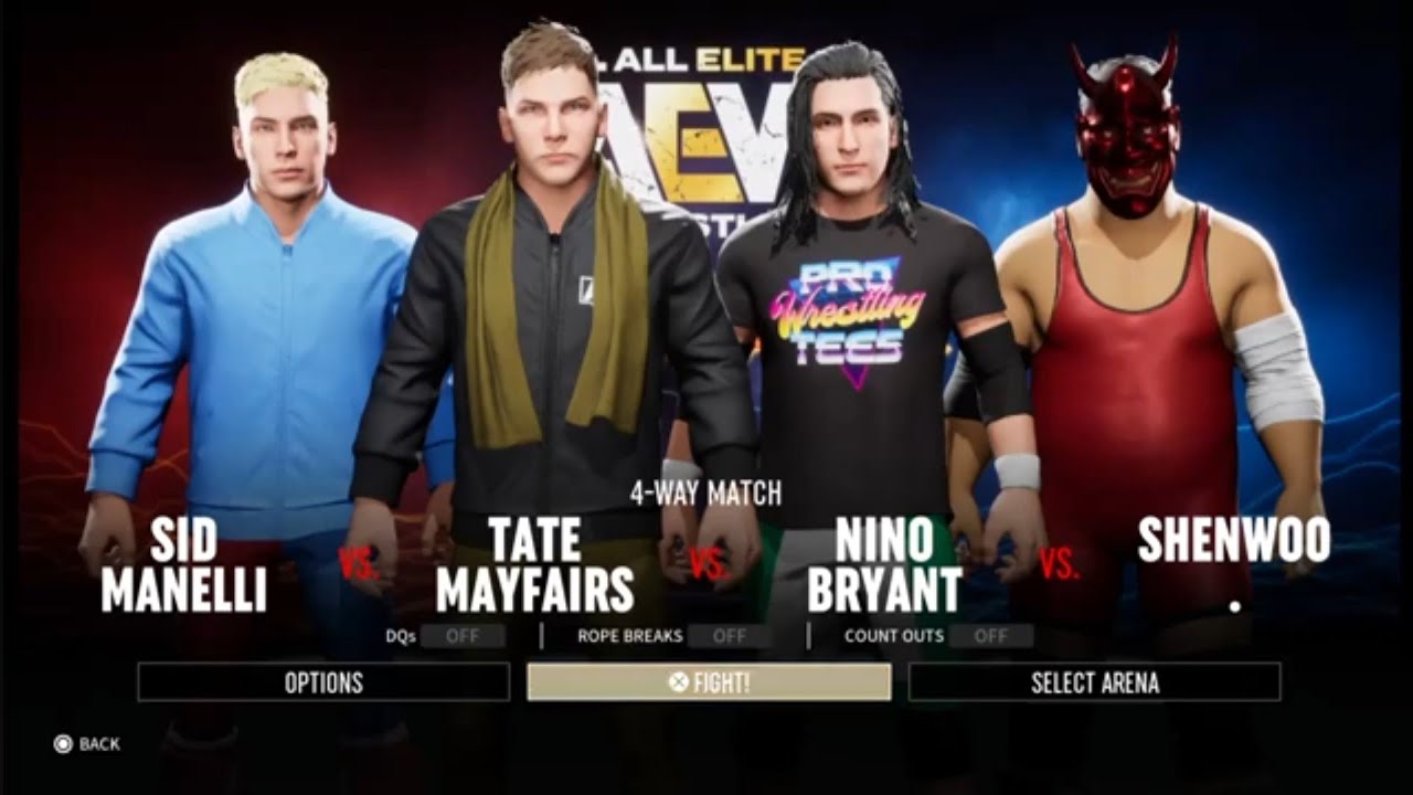 Rumble Wrestling Showcase Match. AEW: Fight Forever