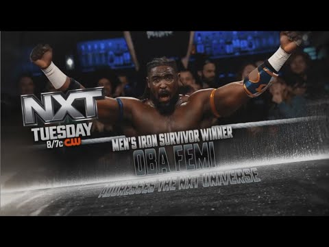 Oba Femi addresses the NXT Universe: NXT, Dec. 10, 2024 backdrop