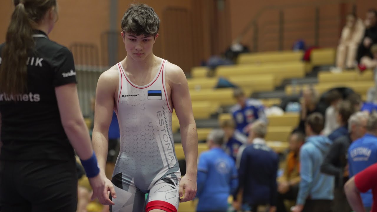 U20 T. Arusaar vs S. Lohu. Freestyle 70kg wrestling Estonia.