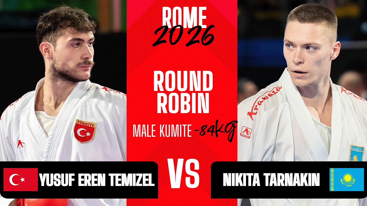 Nikita Tarnakin vs Yusuf Eren Temizel | 10 OUT OF 10 | Karate One Premier League Rome 2026