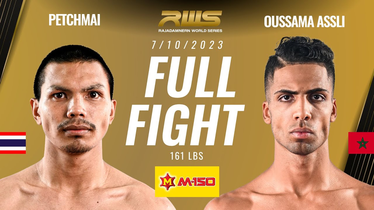 Full Fight l Petchmai vs. Oussama Assli l เพชรใหม่ vs. อุซซามา อาซลี l RWS backdrop