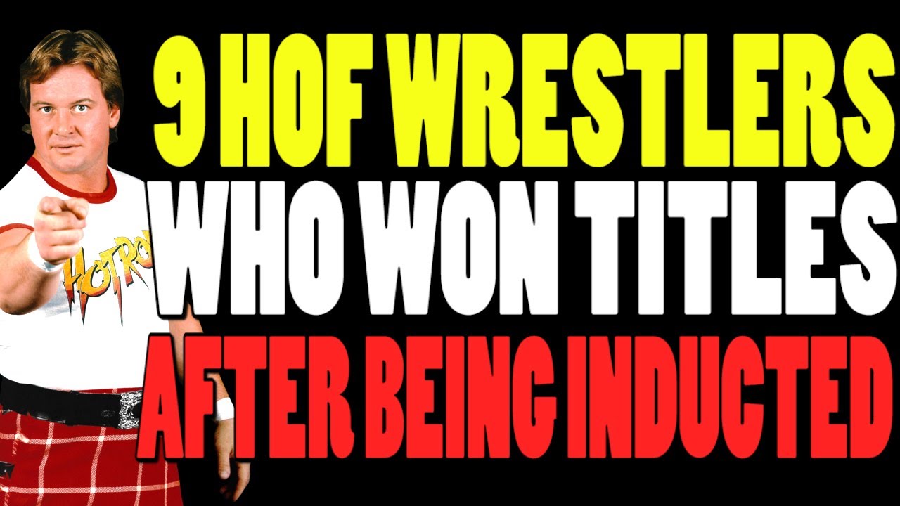 9 Instances of Hall Of Famers Winning WWE Title Belts After Being Inducted Is Shocking! background