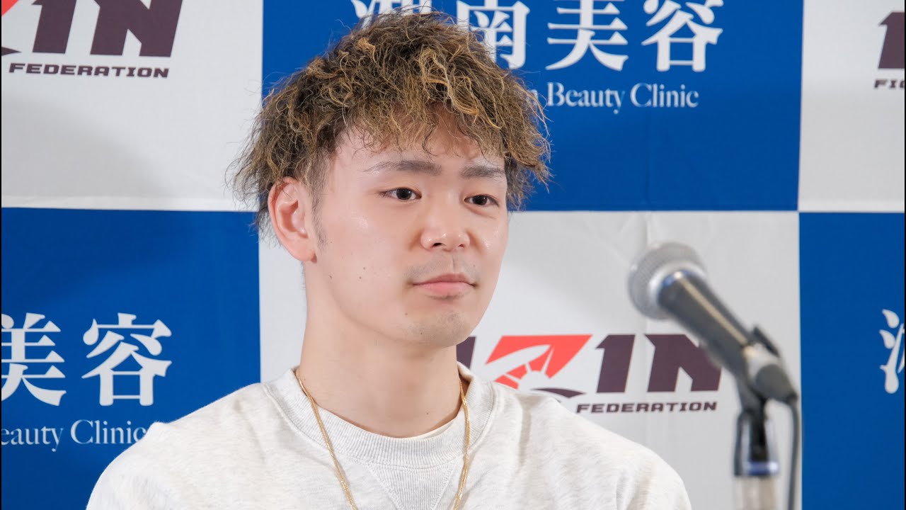 翔 試合前インタビュー 湘南美容クリニック presents RIZIN.39 background