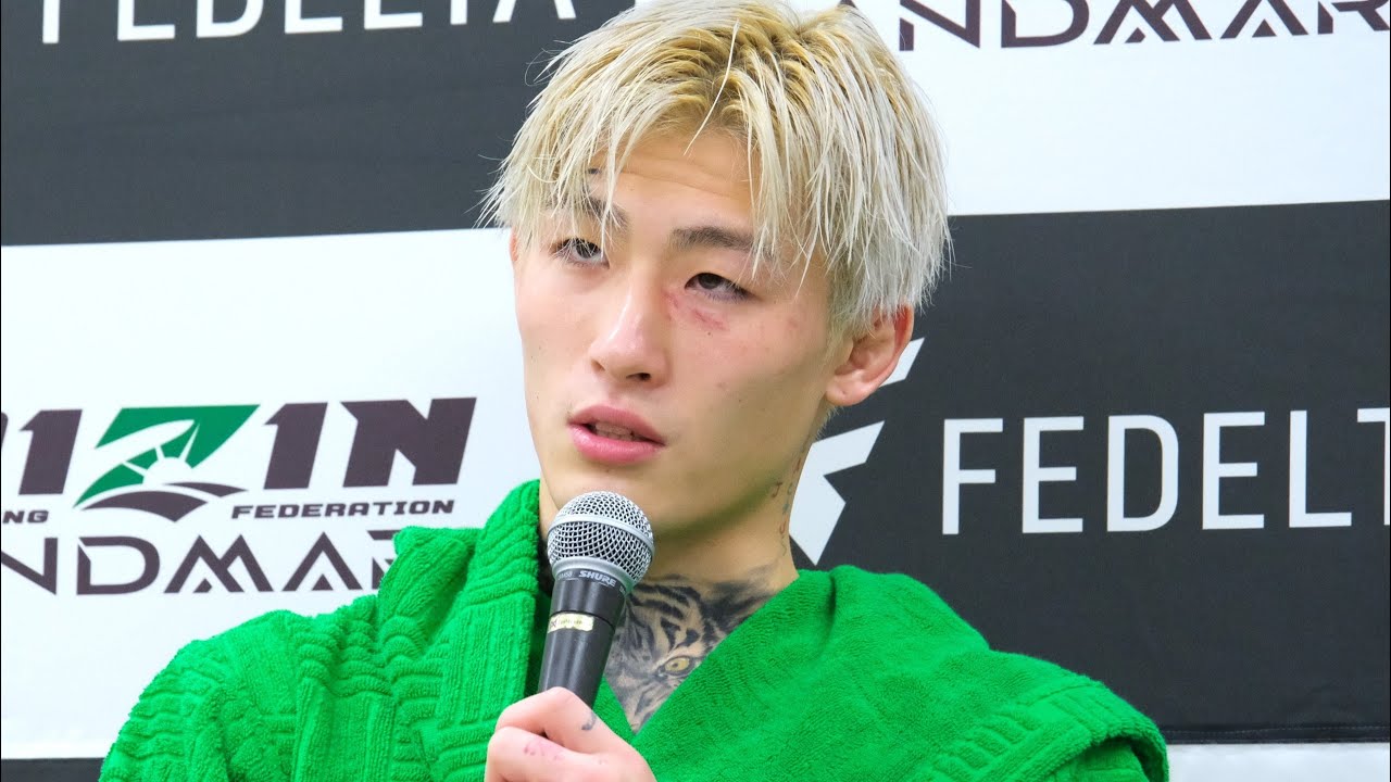 平本蓮 試合後インタビュー / FEDELTA presents RIZIN LANDMARK 5 in YOYOGI background
