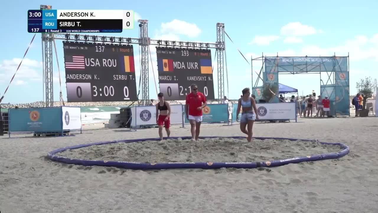 Kaylee Ann ANDERSON (USA) vs. Teodora SIRBU (ROU) • B | Round 3 • Women's BW 70Kg