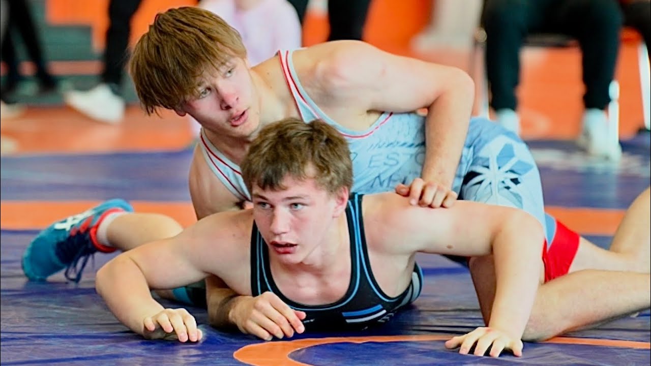 U17 J. Iljas (EST) vs V. Põrk (EST). Greco-roman 71kg youth wrestling Estonia.