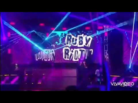 RUBY RIOTT + BILLIE KAY ENTRANCE WWE MAIN EVENT backdrop