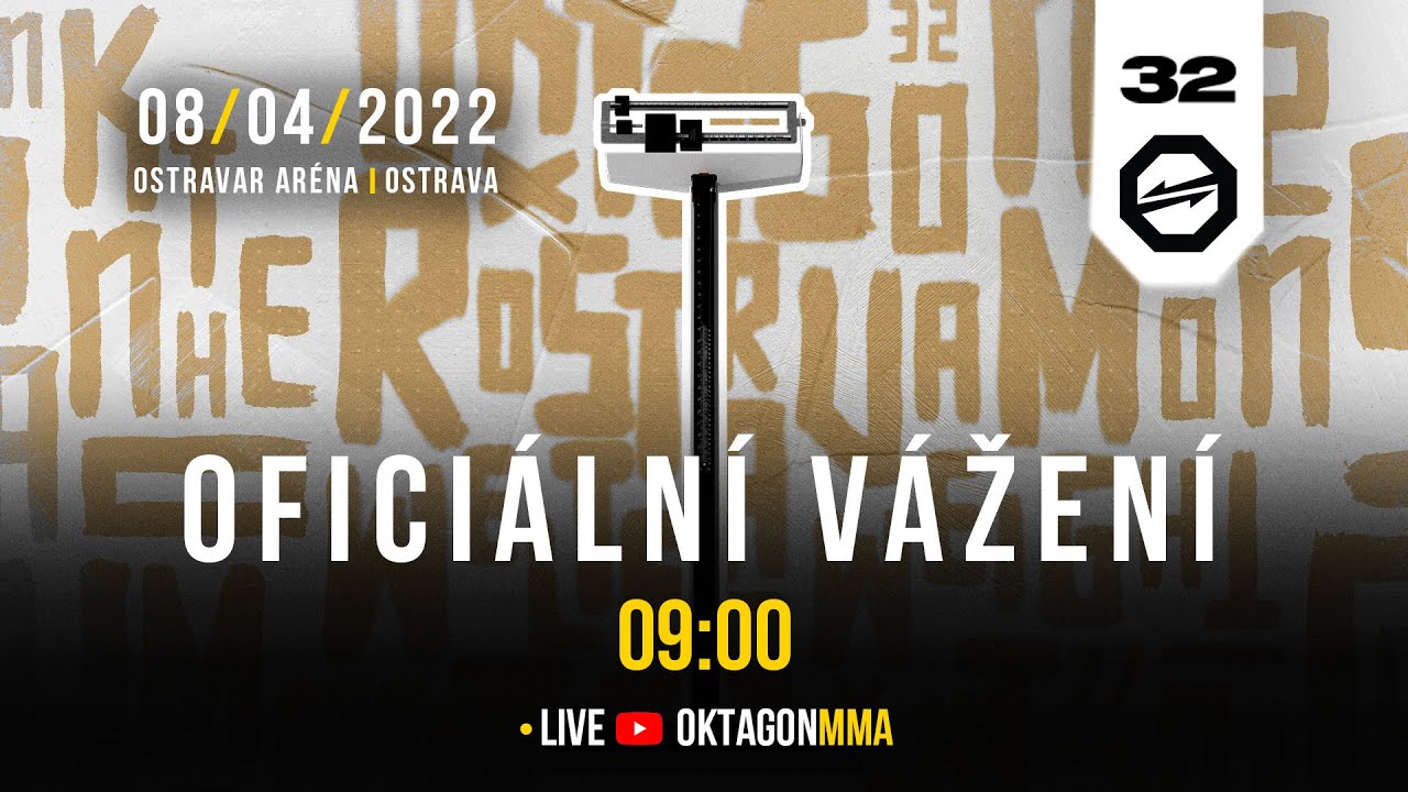 OKTAGON 32: Oficiální vážení backdrop