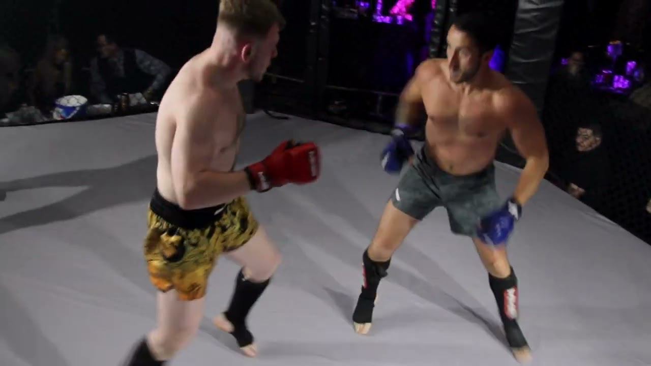 ULTRA MMA GLASGOW 240323 FIGHT 23 THOMAS COURSE VS STEVEN GRAHAM background