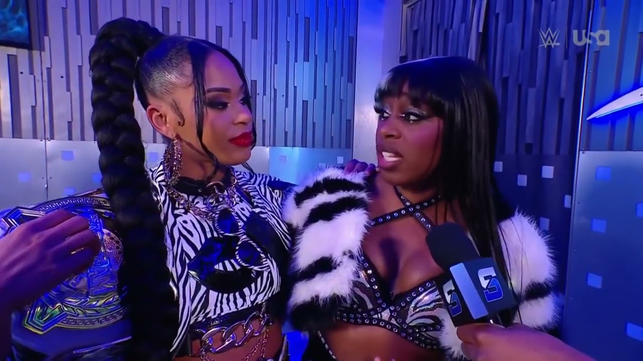 Bianca Belair says she won't give up the titles without a fight: SmackDown, Dec. 20, 2024 background