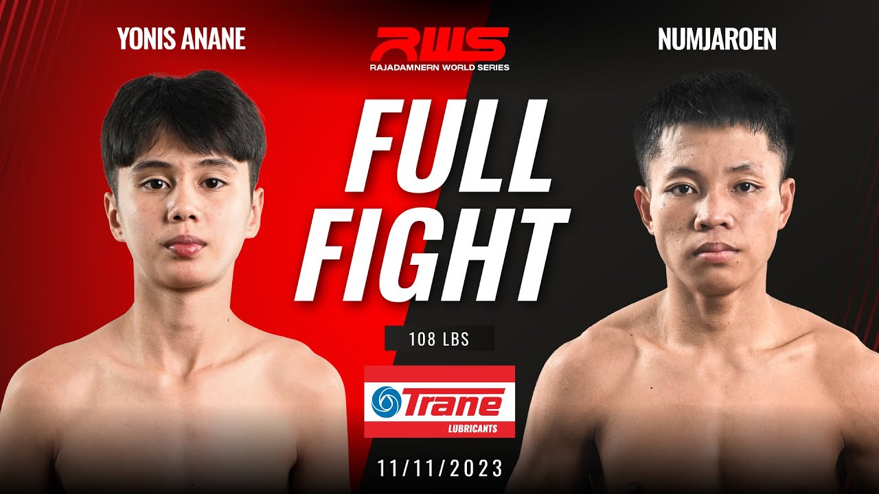 Full Fight l Yonis Anane vs. Numjaroen l ยอนิส อานาน vs. นำเจริญ l RWS background