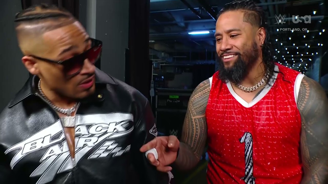 Carmelo Hayes confronts Jimmy Uso: SmackDown, Jan. 10, 2025 background