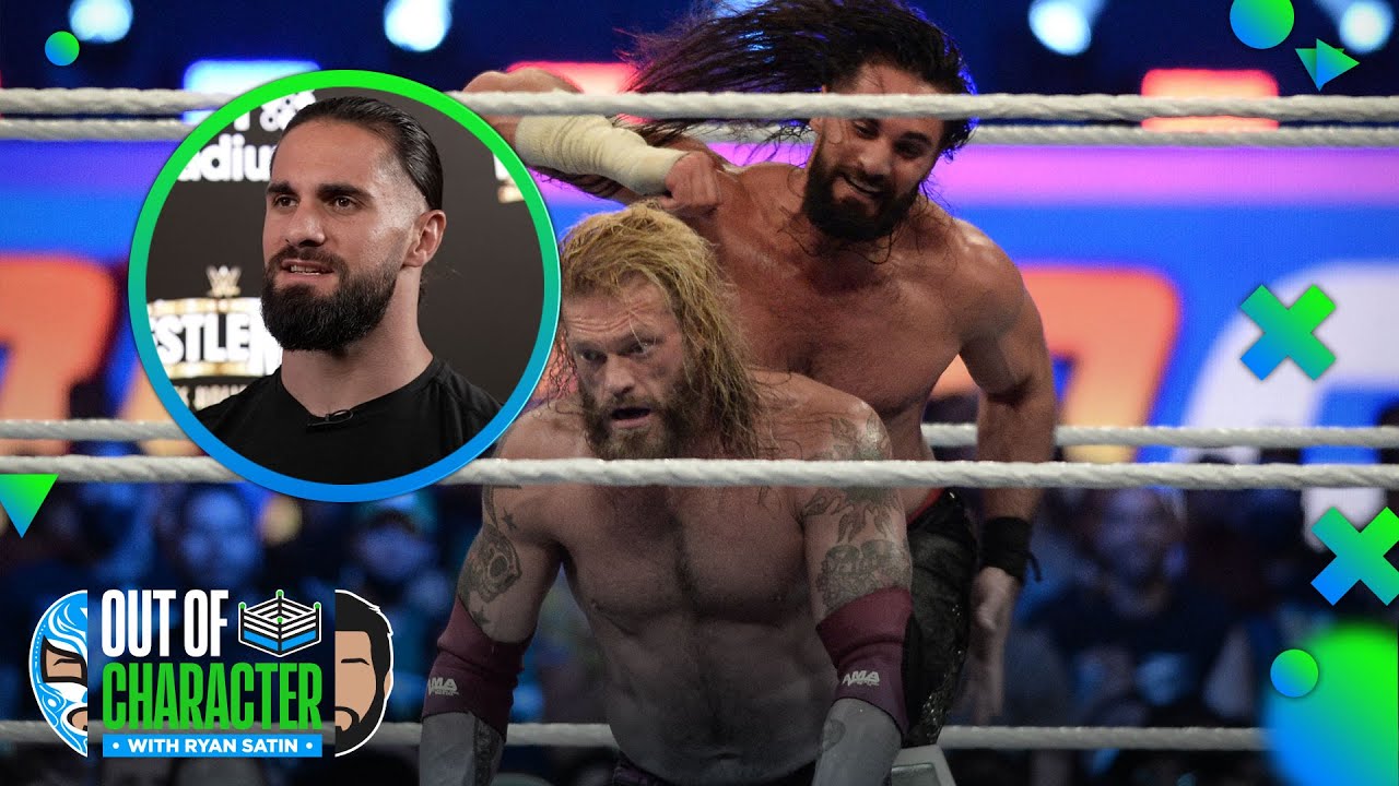 Seth Rollins suspects he and Edge ‘may cross paths again’ | Out Of Character | WWE on FOX background