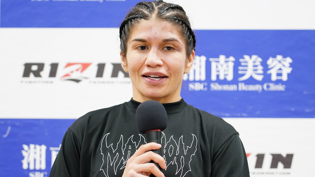 ジェシカ・アギラー 試合後インタビュー / 湘南美容クリニック presents RIZIN.37 background