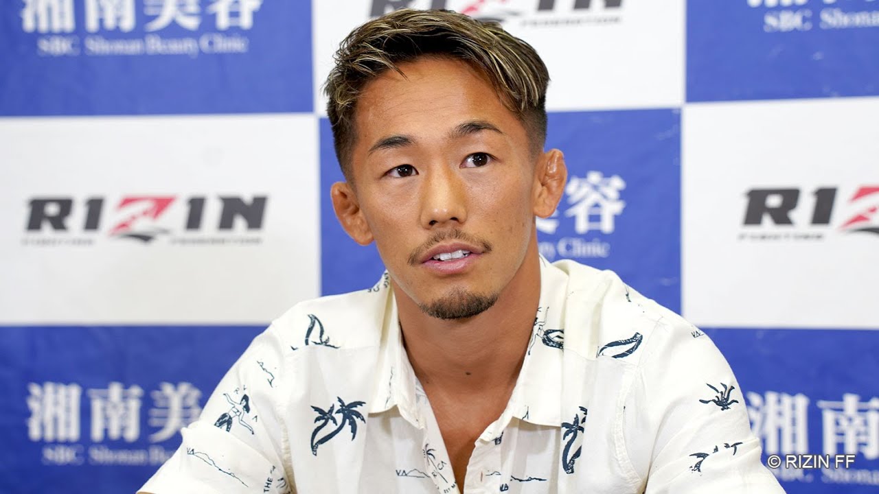 村元友太郎 試合前インタビュー 湘南美容クリニック presents RIZIN.36 background