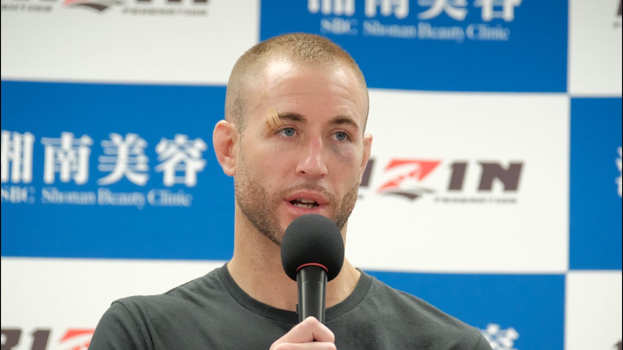 ボイド・アレン 試合後インタビュー 湘南美容クリニック presents RIZIN.39 background