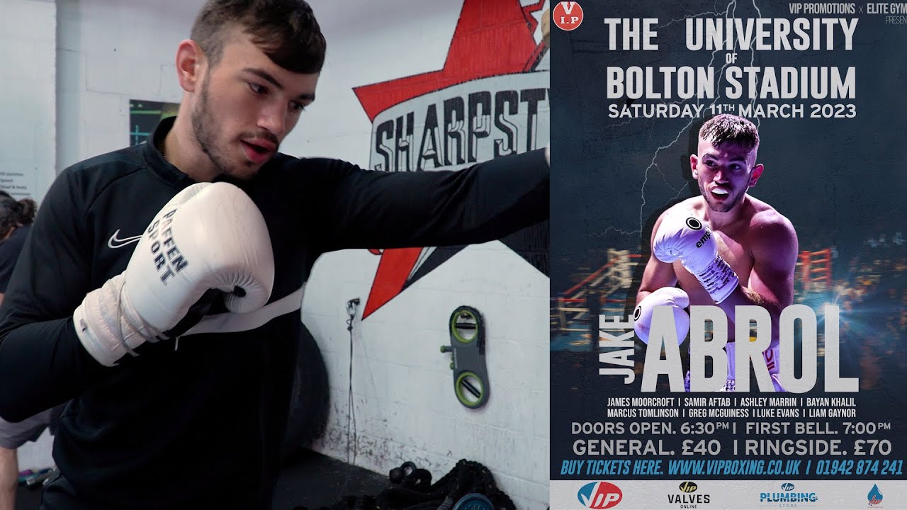 Jake Abrol looking to move to 6-0 on Mar 11th in Bolton to set up a big fight in Blackpool on May 13 background