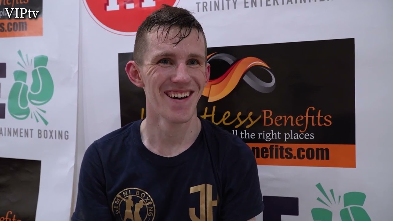 Jake Harrison gives a one handed boxing lesson to a very tough Russian opponent.
