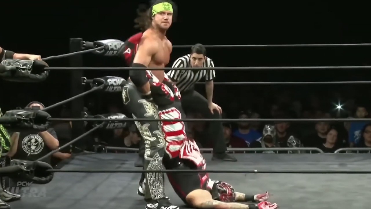 John Morrison and PJ Black vs PENTA and Fenix background