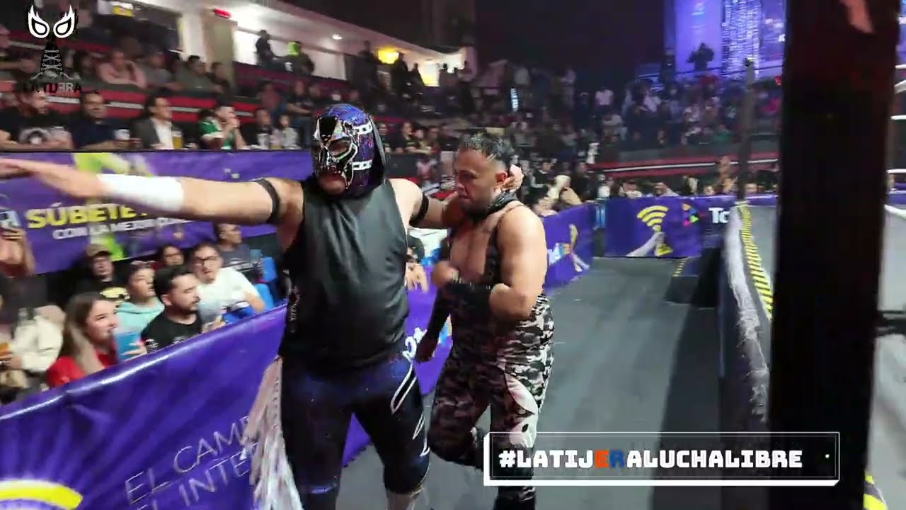 Boom: Big Mike, Ovett Jr. y Tonalli Vs Hell Boy, Multifacético y Máscara de Hierro background