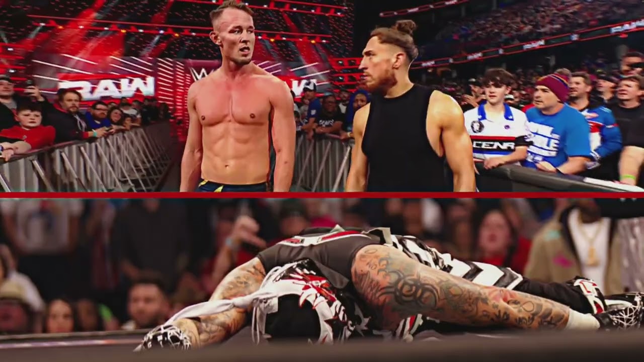 Pete Dunne confronts Ludwig Kaiser because of Penta: Raw, Feb. 10, 2025 background