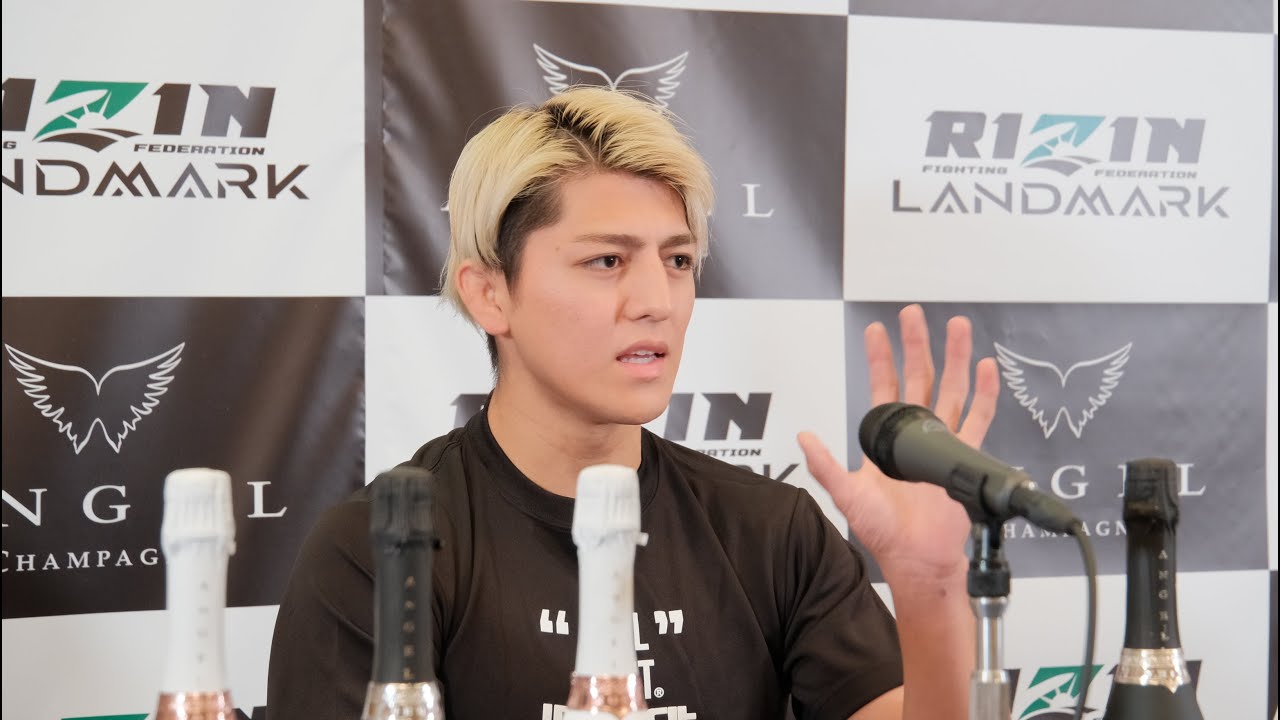 鈴木千裕 試合前インタビュー ANGEL CHAMPAGNE presents RIZIN LANDMARK 4 in NAGOYA