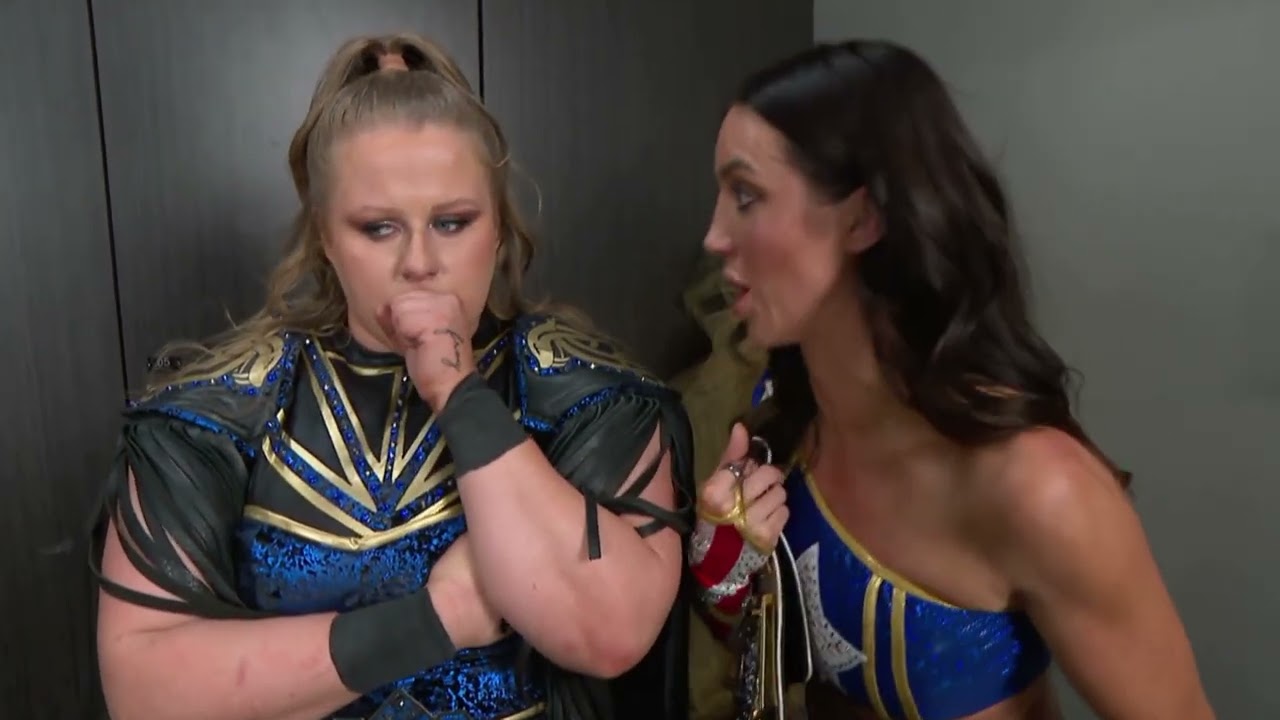 B-Fab & Michin confronts Chelsea Green & Piper Niven: SmackDown, Jan. 24, 2025 background