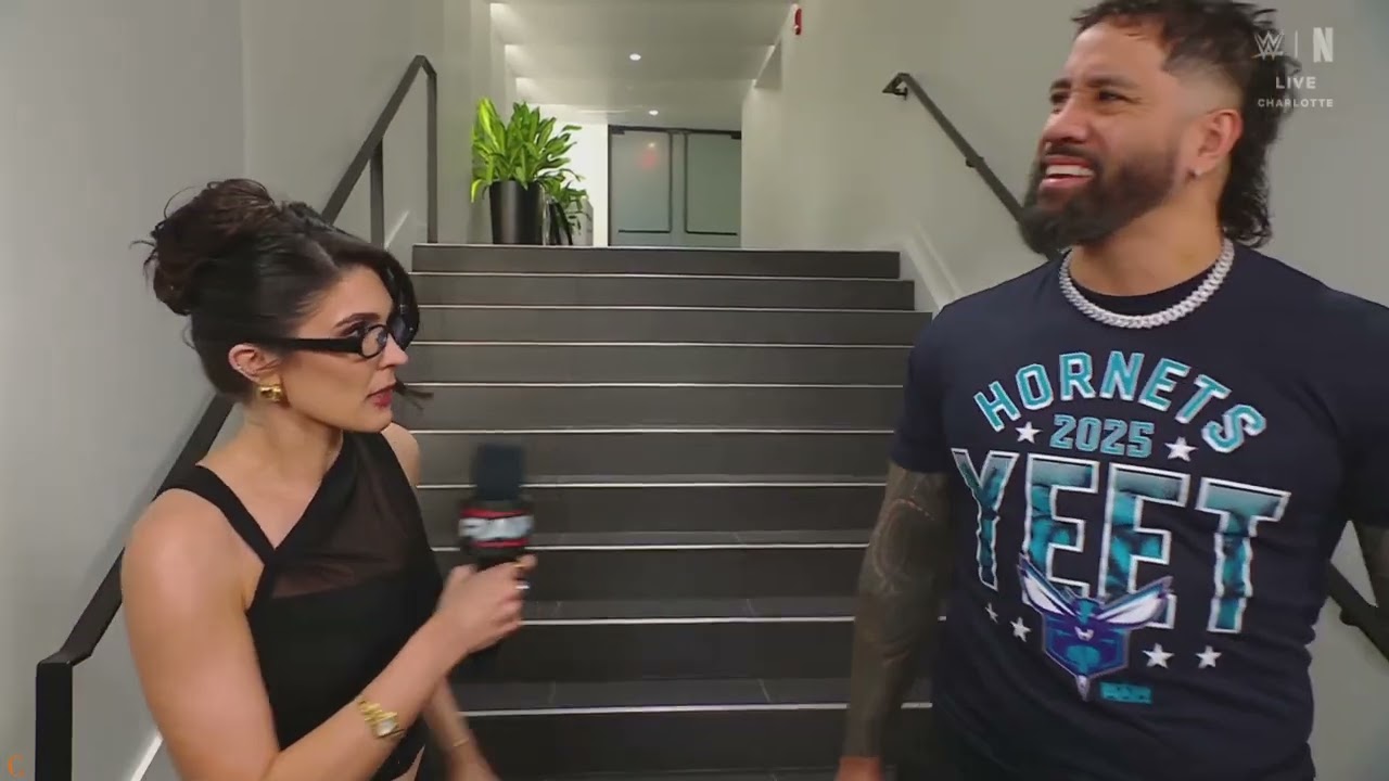 Jey Uso sends a message to Gunther: Raw, Feb. 17, 2025 background