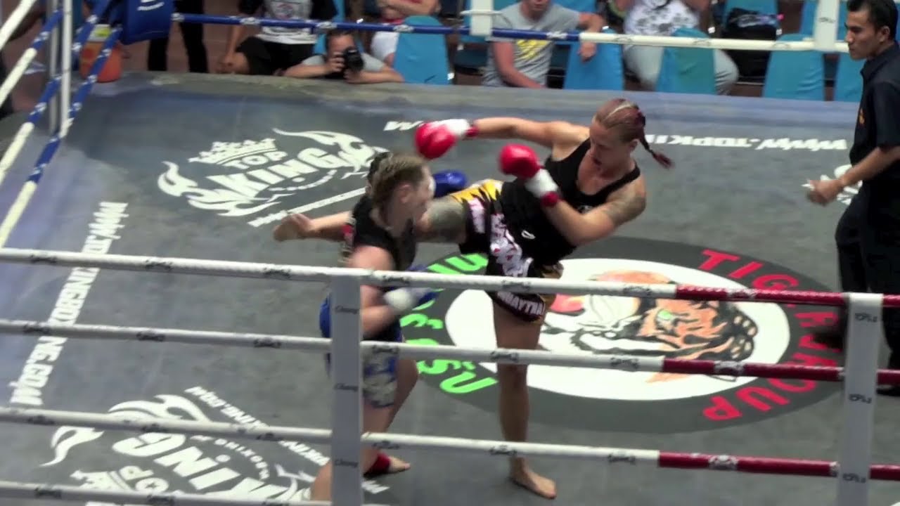 IFMA World Champion Jennifer Österlin (Tiger Muay Thai) vs Mariah (Lion Muay Thai) 29/11/2013 background
