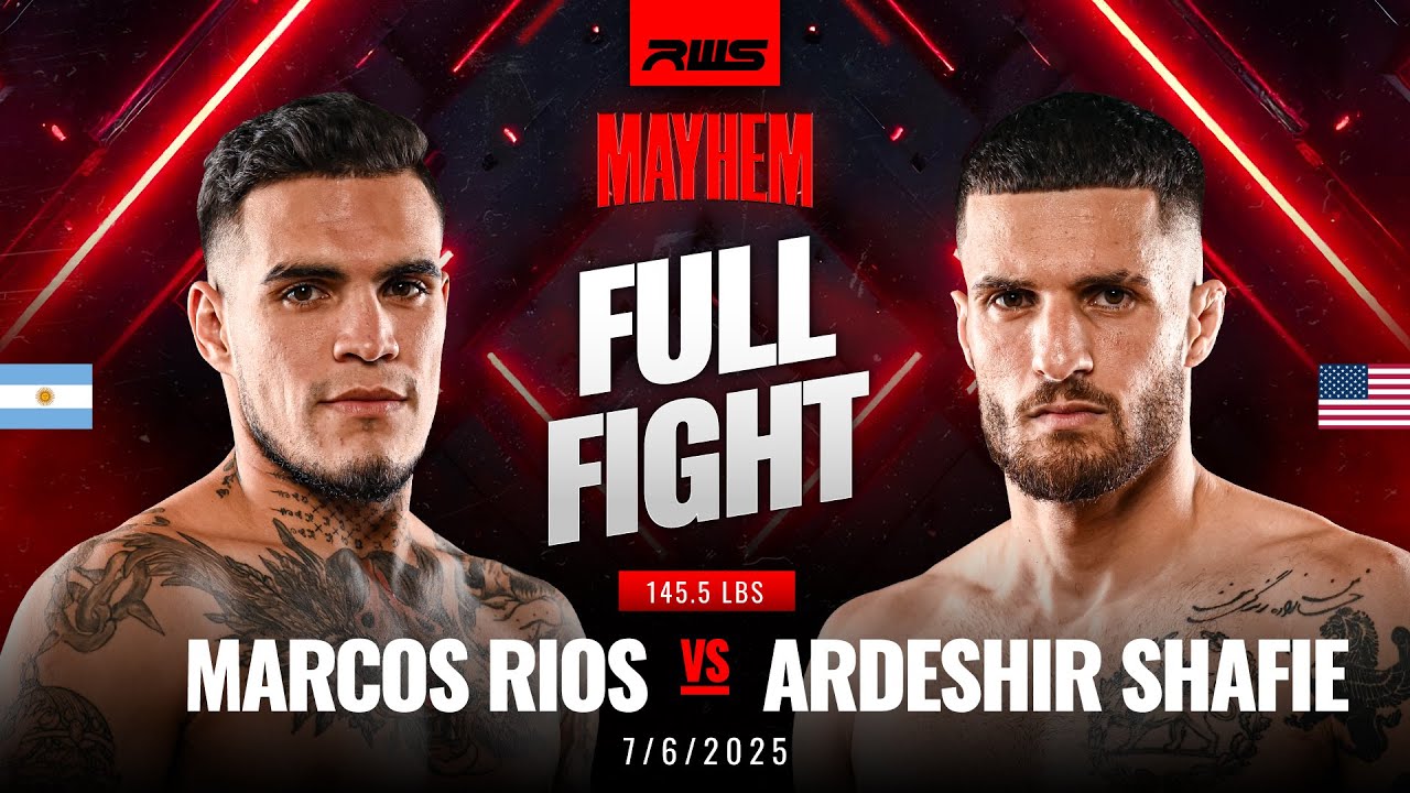 Full Fight l Marcos Rios vs. Ardeshir Shafie l มาร์คอส ริออส vs. อาดิเชียร์ ชาฟี่ l RWS background