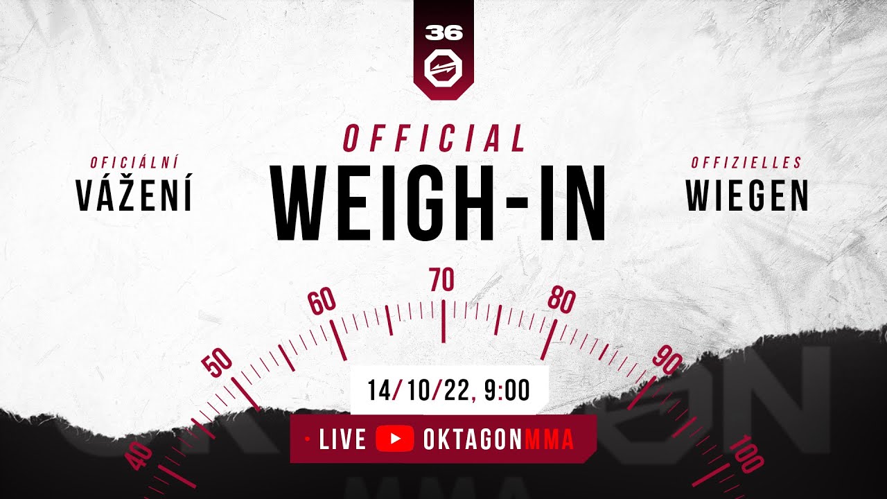 OKTAGON 36: Oficiální vážení