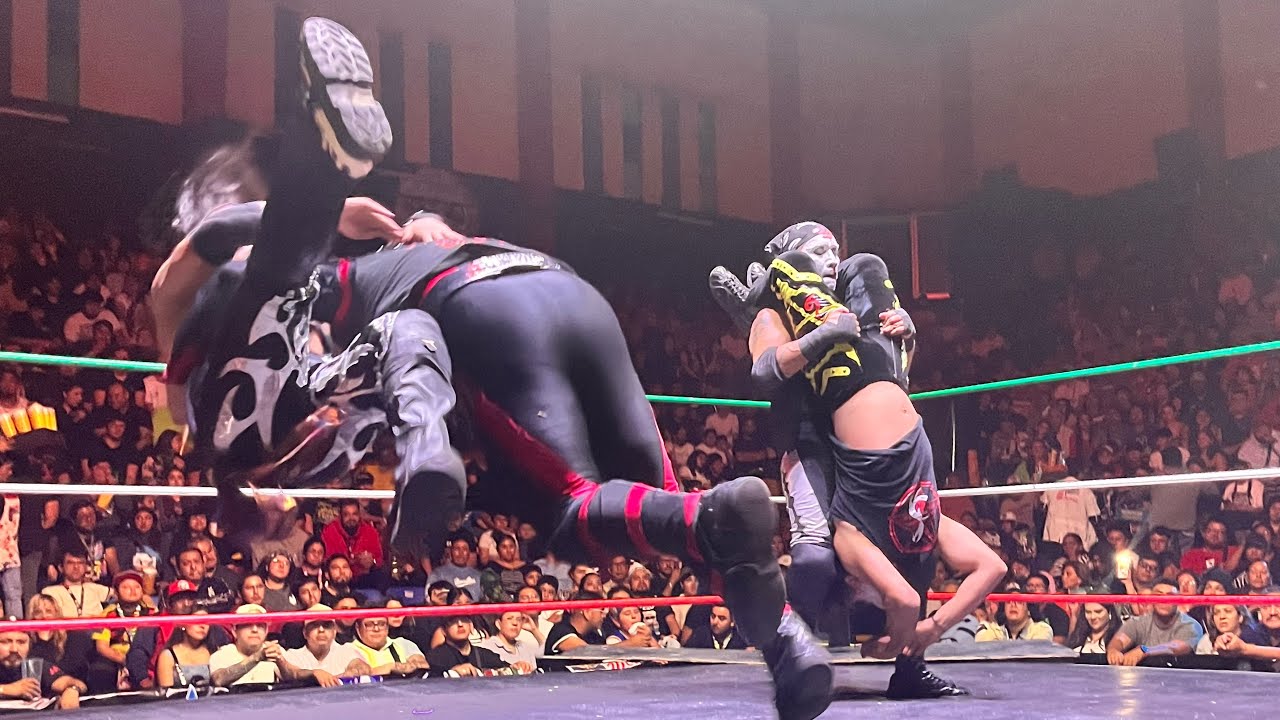 Hell Brothers ЁЯЖЪ La Secta lucha extrema: Charly Manson y Chessman Vs Cuervo y Scoria en Arena Neza backdrop