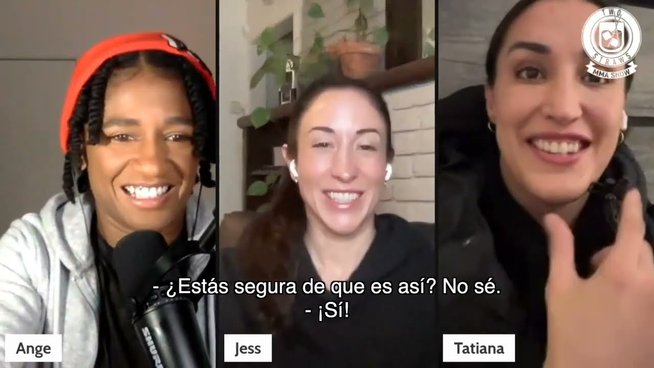 Tatiana Suarez Charla con Angela Hill y Jessica Penne