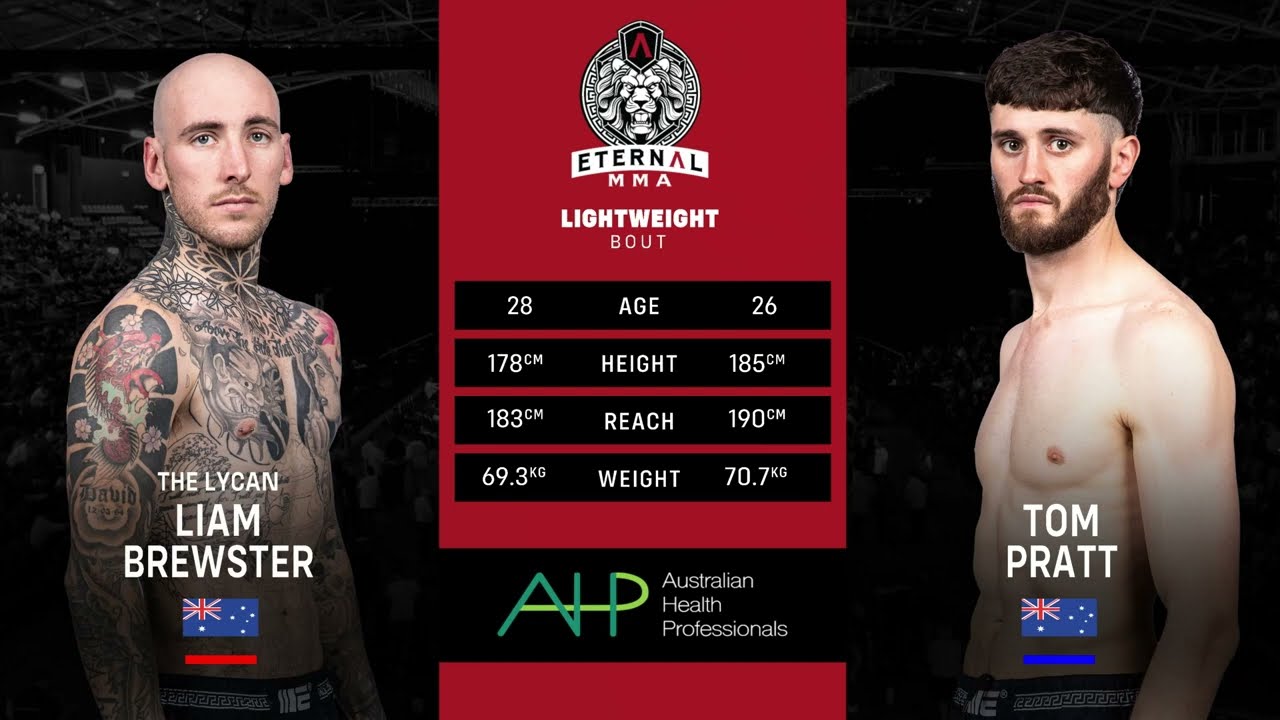 ETERNAL 69 - LIAM BREWSTER VS TOM PRATT - MMA FIGHT VIDEO