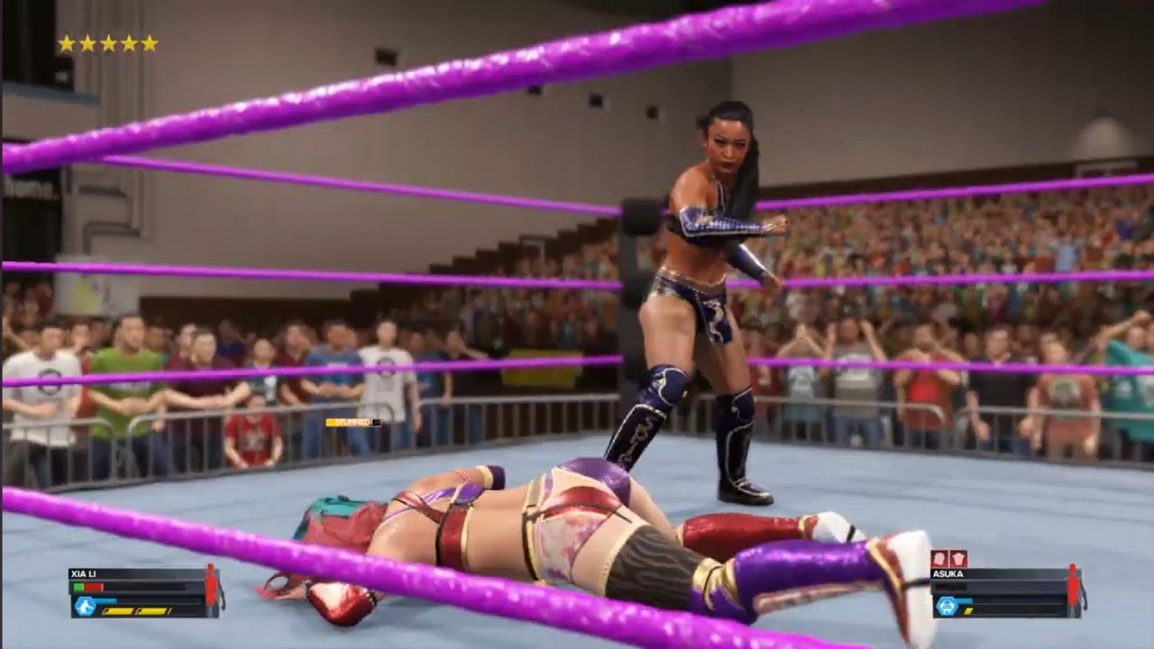 Xia Li vs Askua. Joshi Pro Wrestling. WWE 2K23.