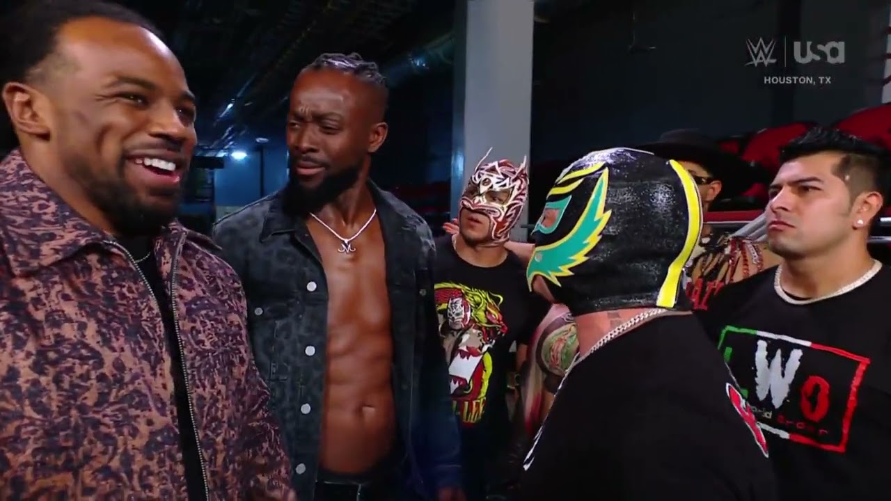 The New Day accepts the challenge of LWO: Raw, Dec. 30, 2024 background