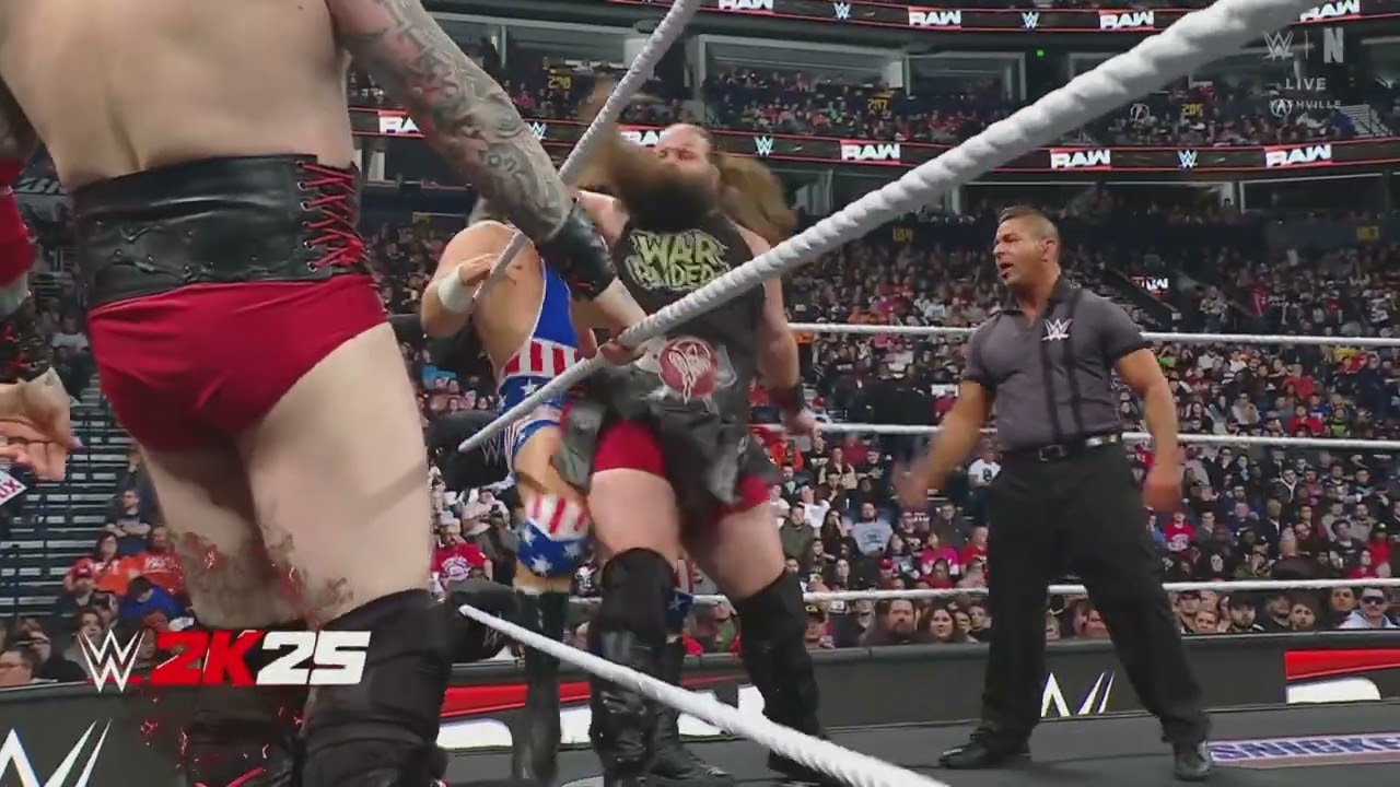 The War Raiders vs American Made (1/2): Raw, Feb. 10, 2025 background