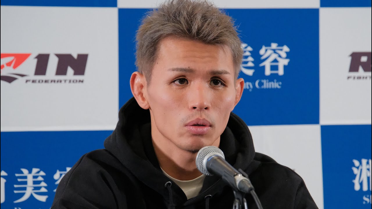 阿部大治 試合前インタビュー 湘南美容クリニック presents RIZIN.39 background