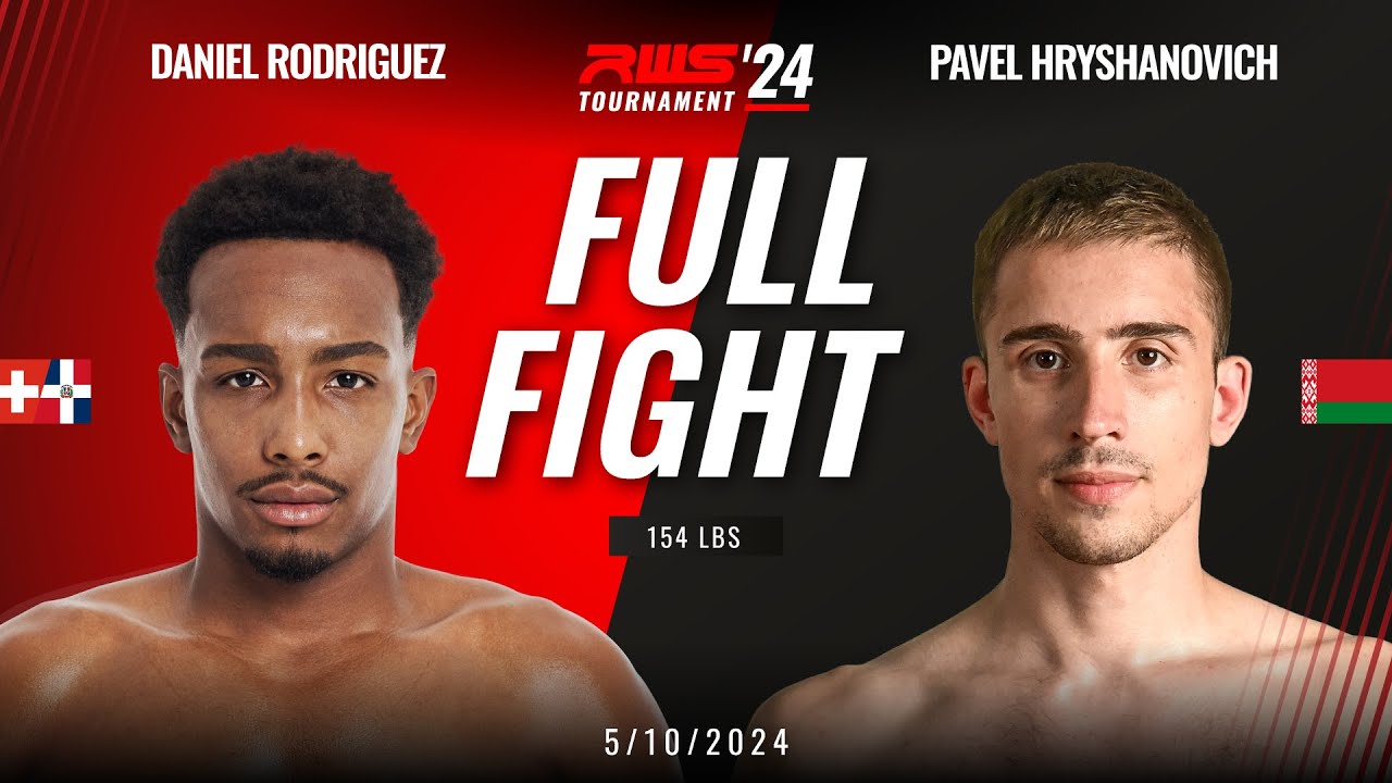 Full Fight l Daniel Rodriguez vs Pavel Hryshanovich Muay Thai Academy I RWS backdrop