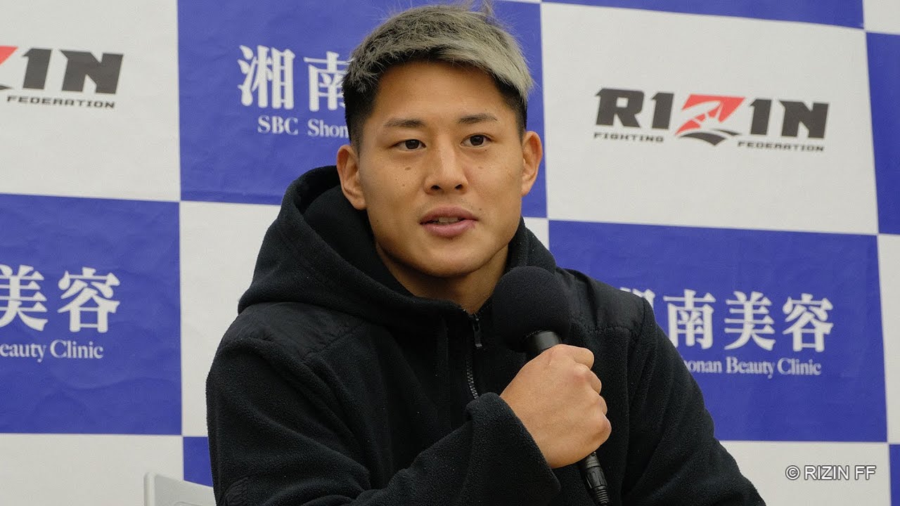 大雅 試合後インタビュー / 湘南美容クリニック presents RIZIN.34 backdrop