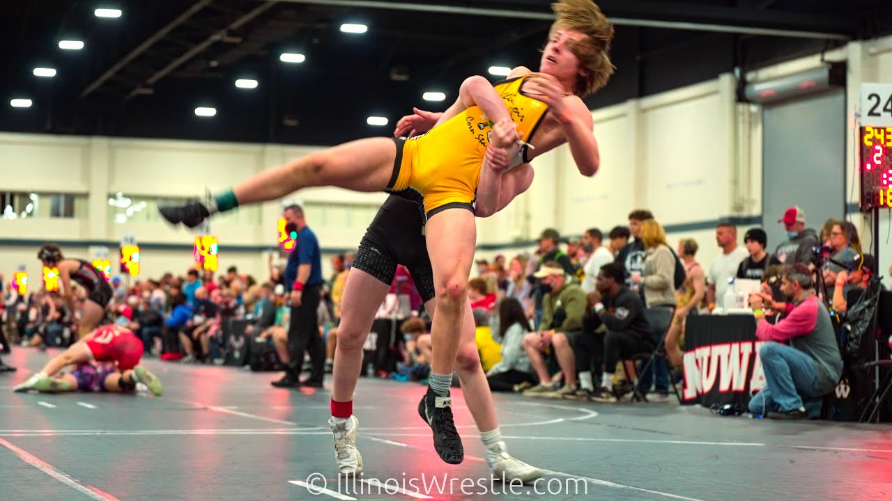 125 – Shay Korhorn of Illinois CornStars defeated Logan Kaminski of Illinois CornStars by Dec 7–5 background