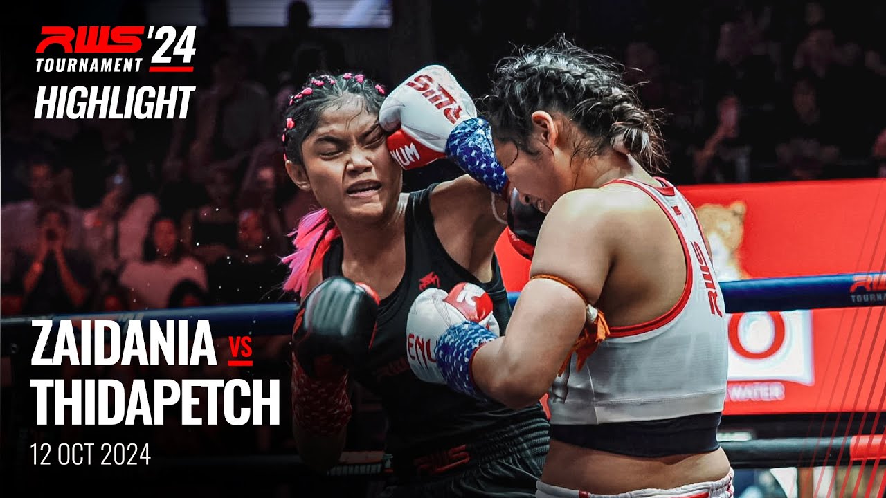 Highlight l Zaidania Looksaikongdin vs Thidapetch Weerasaklek I RWS background