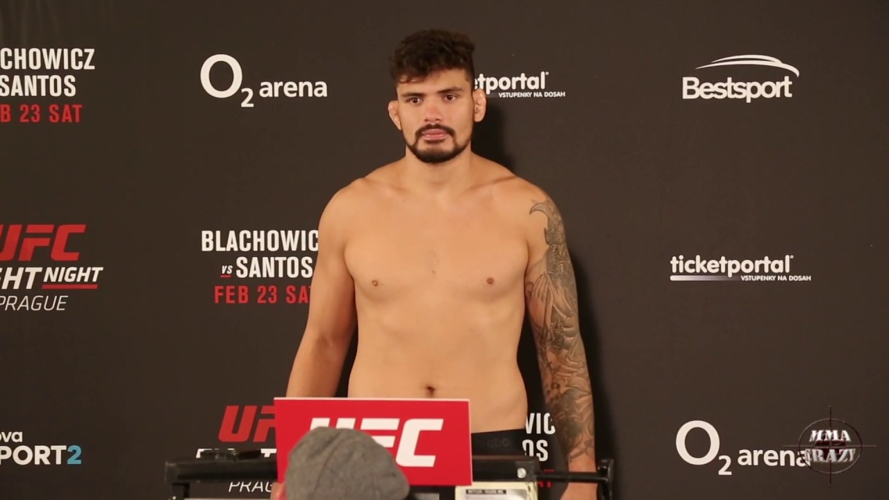 Klidson Abreu misses weight 209lbs for UFC Fight Night Prague background